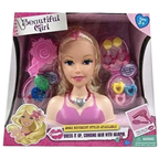 PEBBLE HUG Hair Styling Head Doll Play Set for Girls with Accessories