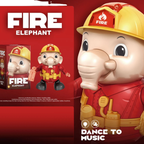 Dancing Fire Elephant Musical Toy with Lights Singing & Interactive Movement
