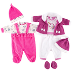 BiBi Doll 18" Soft Body Interactive Baby Doll or 2-Pack Doll Clothes Set Choose