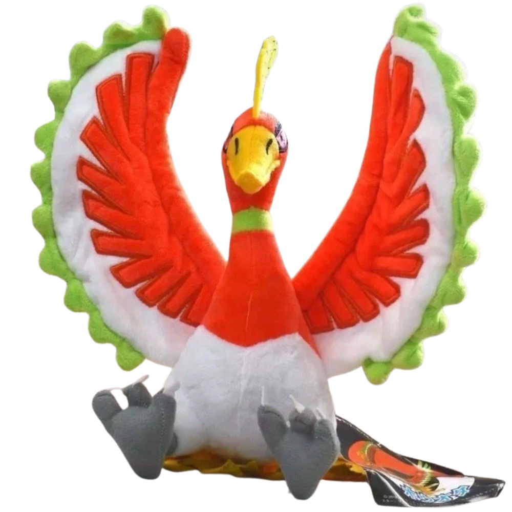 Pokemon Ho-Oh Legendary Plush Soft Toy Teddy Cute Collectible Gift Brand New Uk Seller Fun