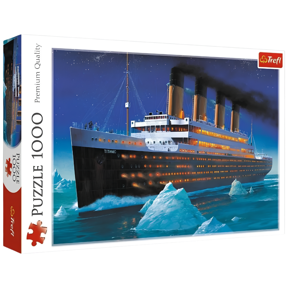 Trefl Titanic 1000 Piece Jigsaw Puzzle, High Quality Cardboard, Vibrant Print, Adult Gift