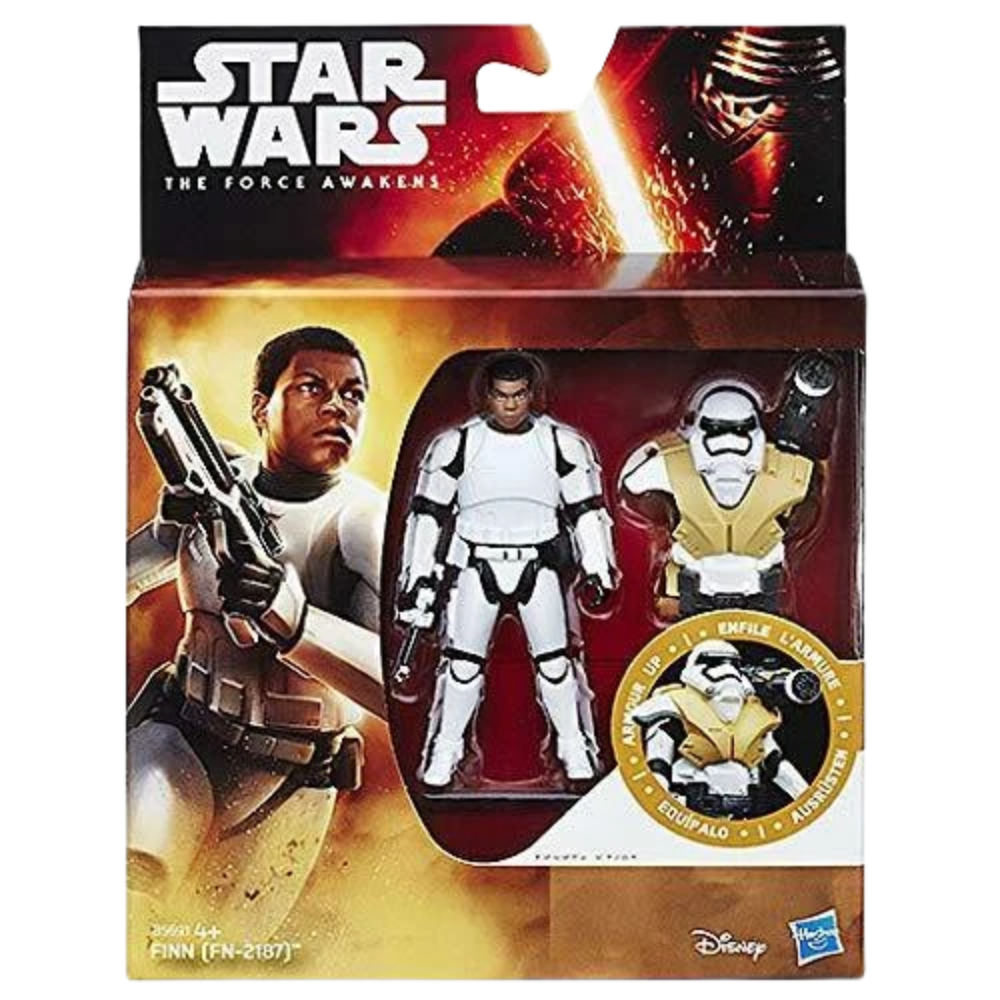 Star Wars The Force Awakens Finn FN-2187 9cm Armour Figure with Accessories