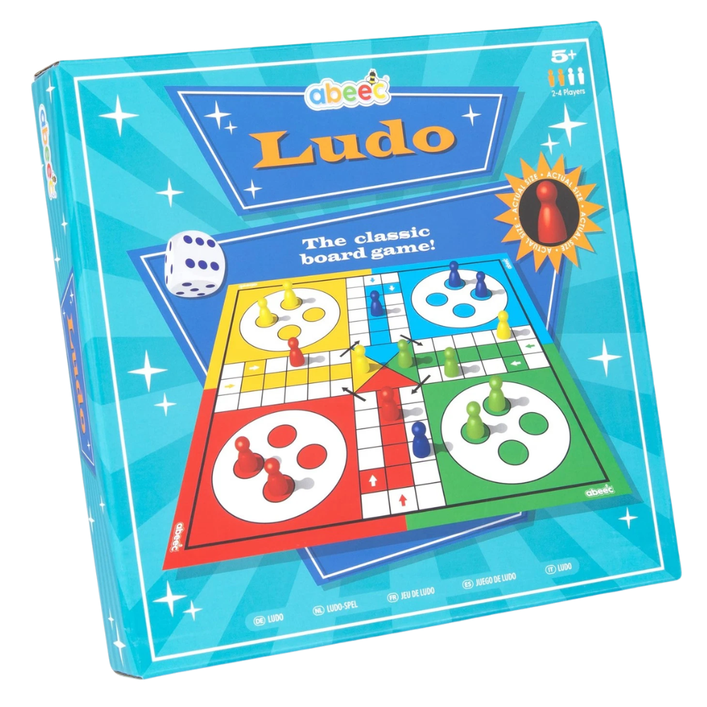abeec Classic Ludo Board Game Family Fun Traditional Game for Kids & Adults