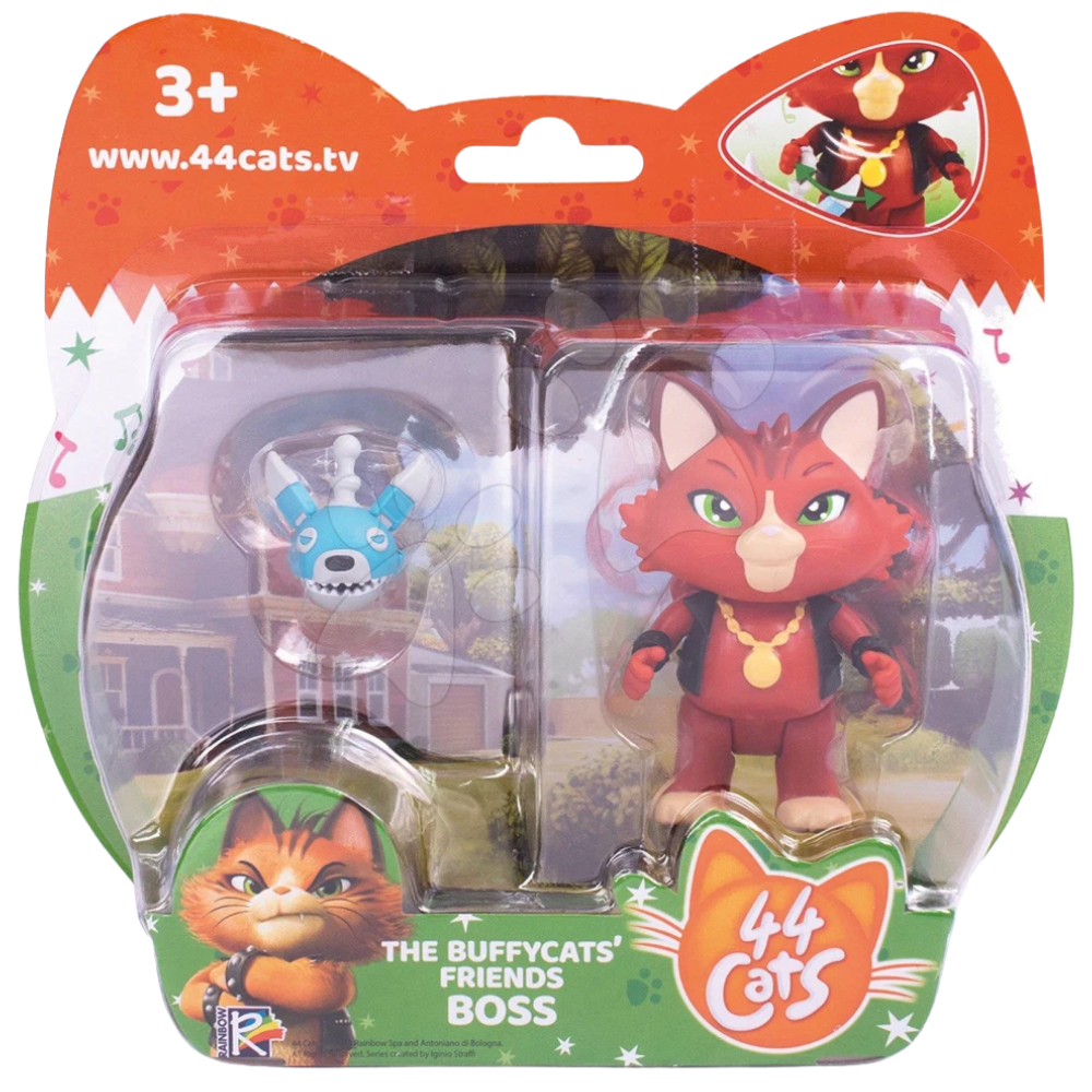 44 Cats Boss Robot Dog 7cm 3-Inch Action Figure Doll Collectible Kids Toy New Figure Set