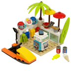 Lego Beach Summer Shop Custom Kit with Jetski Surfing and Diving Gear Genuine Lego Parts