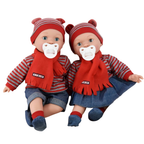 16 Inch Lifelike Sleeping Baby Doll Soft Body Freckles Blue Eyes Baby Sounds Dummy Toy Gift