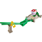 Hot Wheels Mario Kart Piranha Plant Slide Track Set Yoshi 1:64 Vehicle Kids 5+ New
