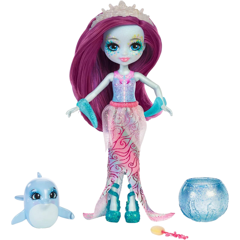 Enchantimals Dolce Dolphin Doll Kids Children's Toy Collectable Fashion Doll Playset Gift