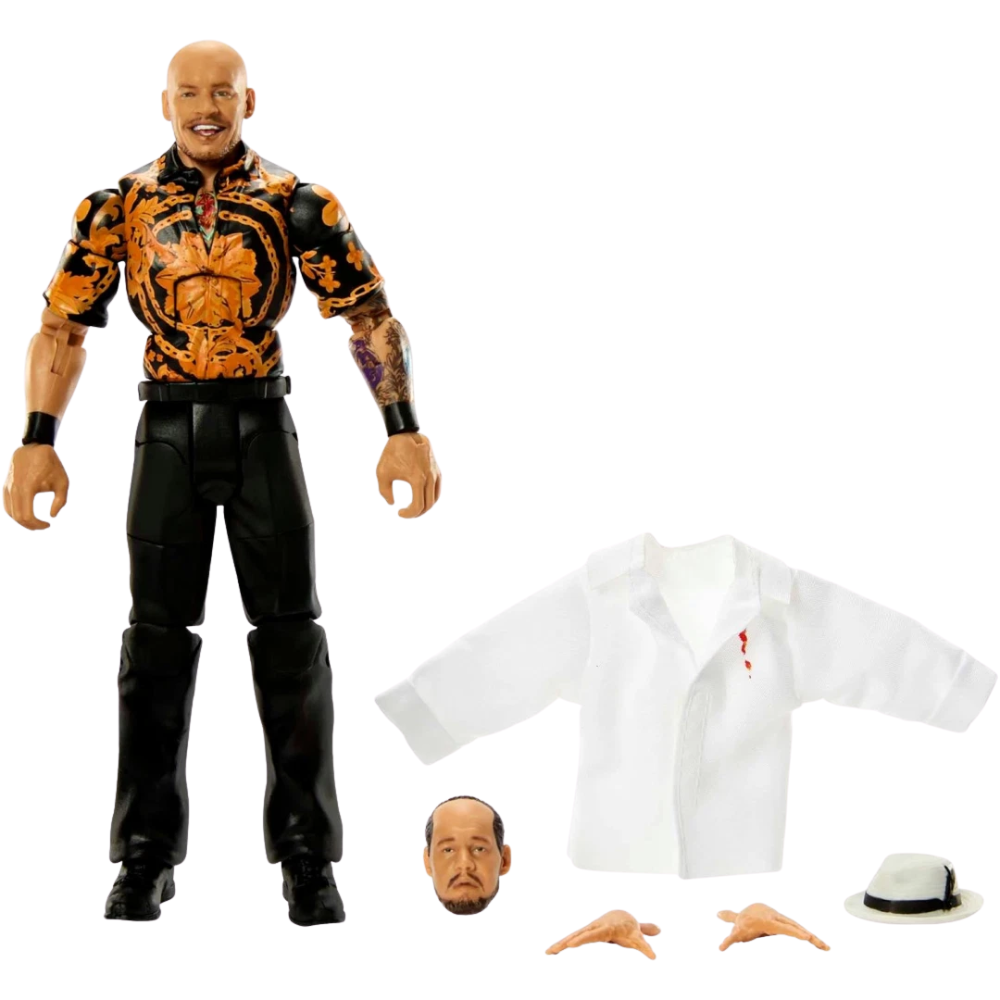 WWE Elite Happy Corbin Action Figure 6-Inch Mattel with Accessories 25-Point Articulation Truefx Toy