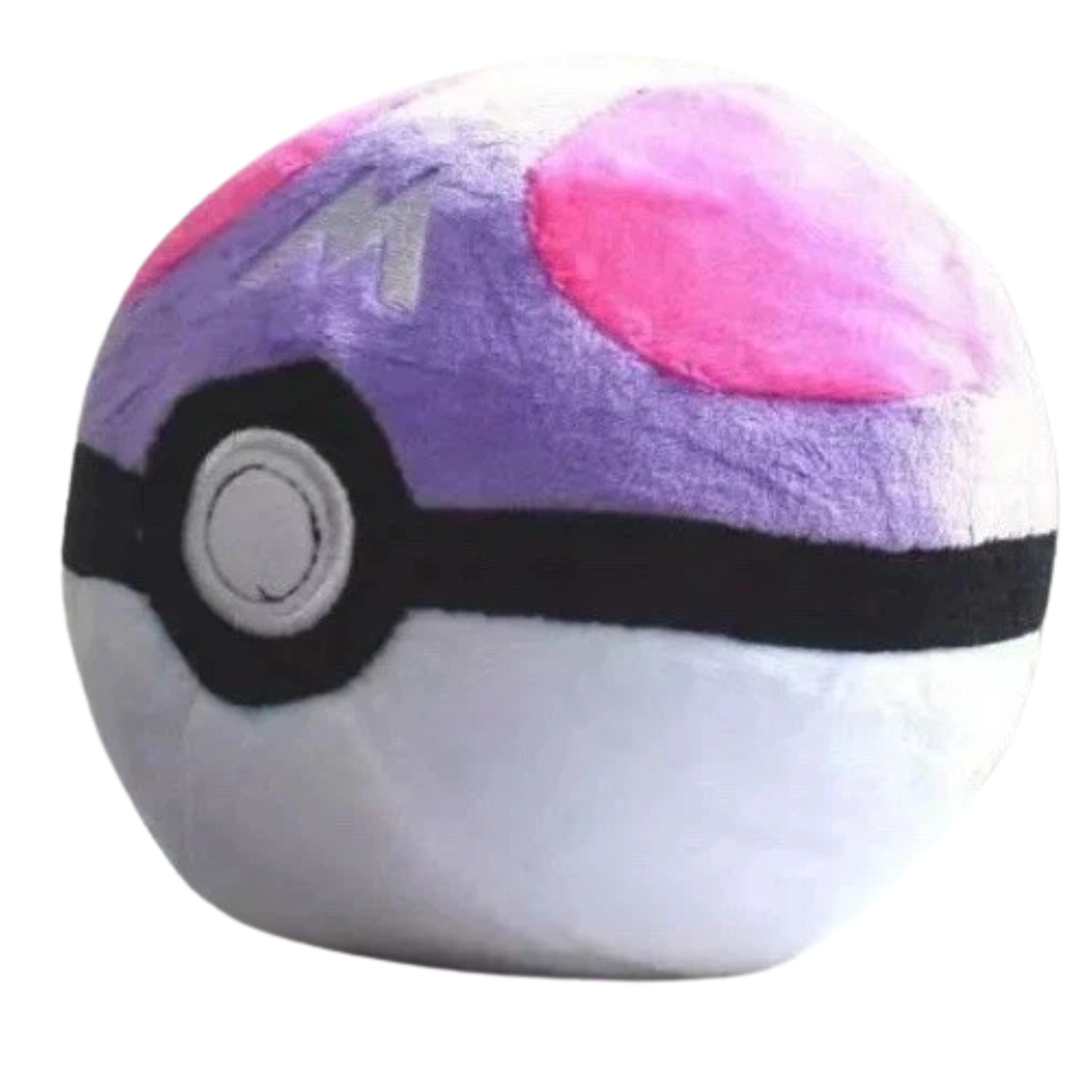 Pokemon Master Ball Pokeball Plush Soft Toy Teddy Cute Collectible Gift Kids Fans