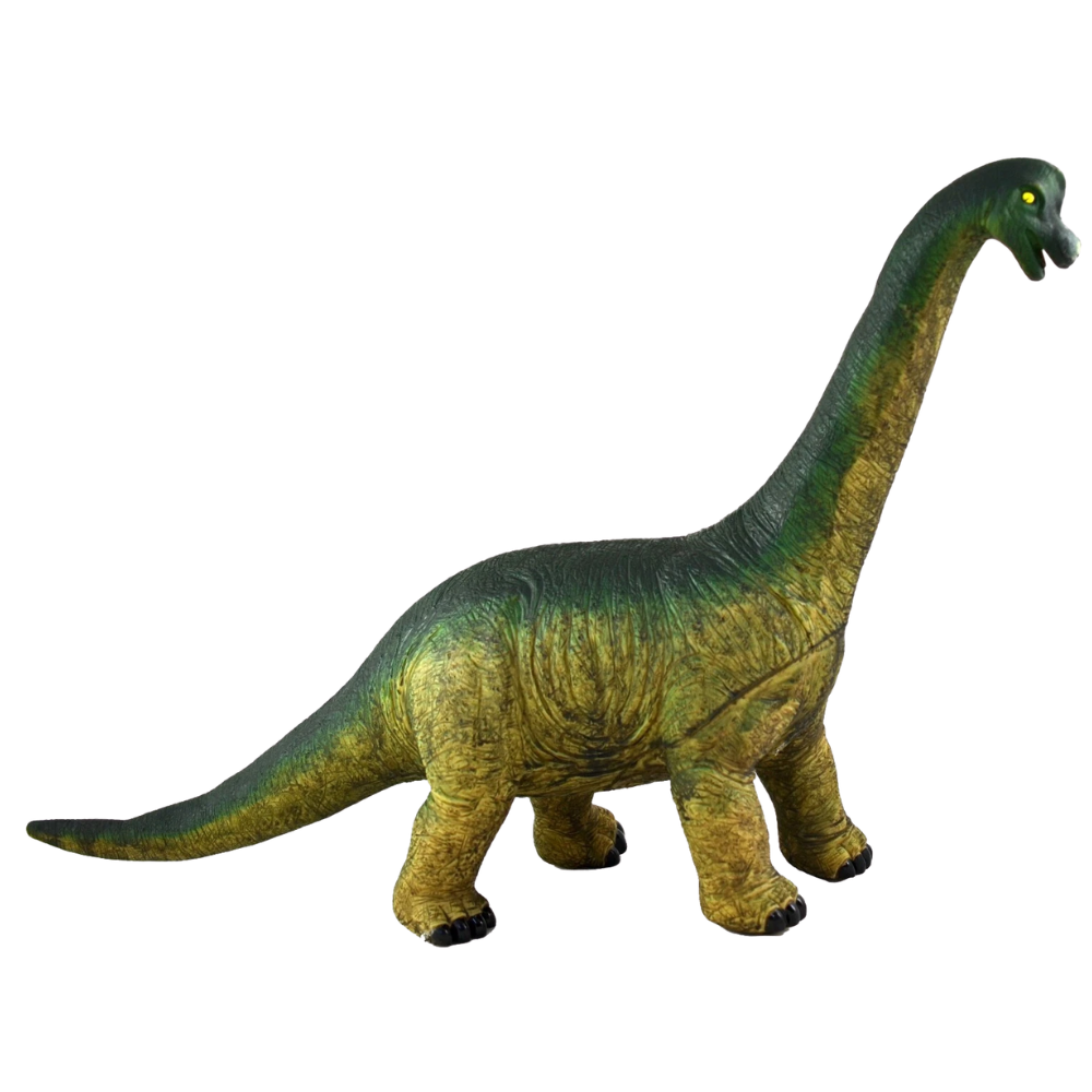 21 Inch Large Brachiosaurus Dinosaur Toy, Soft Rubber Jurassic Figure for Kids and Collectors