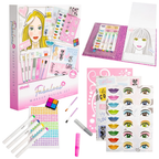 Abeec Fashion Designer Kit for Girls Creative Diy Dress Design & Fashion Craft Kit Set Fun