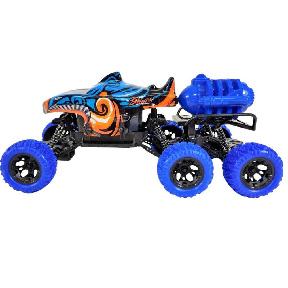 Remote Control Monster Truck Rc 6x6 4wd Smoking Steam 1:16 Off-Road Rock Crawler Kids Gift 8+ Uk