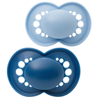 MAM Original Soothers 6–18 Months 2 Pack BPA-Free Orthodontic Baby Dummies
