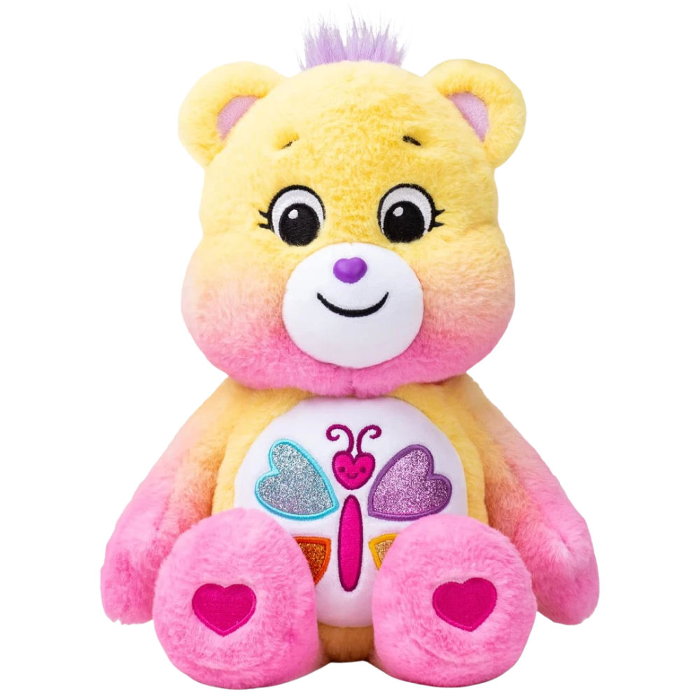 Care Bears Calming Heart Bear Medium Plush Teddy Collectible Gift New Kids Toy Soft