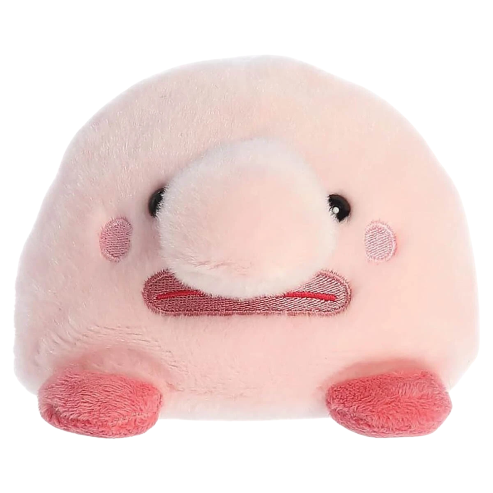 Aurora Palm Pals Bart Blobfish 5-Inch Soft Plush Toy Pink Cuddly Collectible
