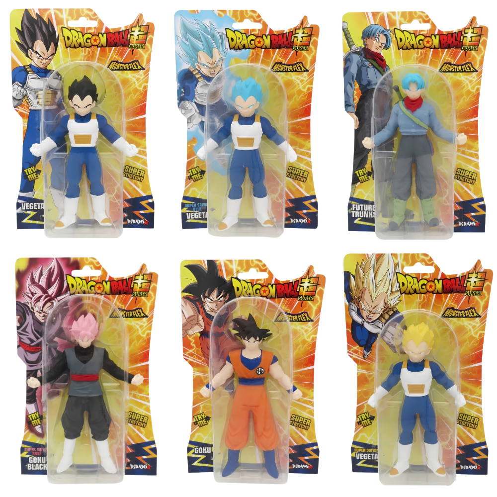 Dragon Ball Monster Flex Stretch Heroes Action Figures Choose Your Favourite Character