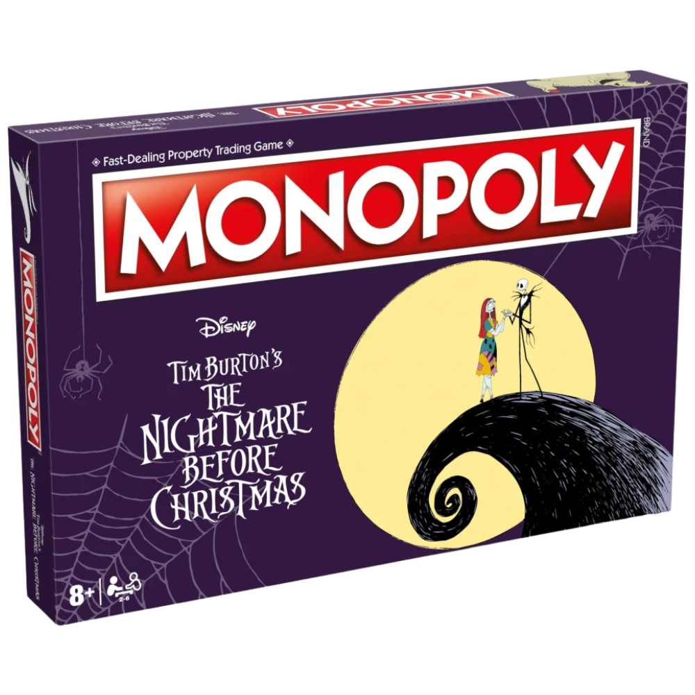 Monopoly Disney The Nightmare Before Christmas Tim Burton Board Game Collectible 8+