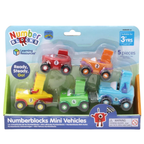 Learning Resources Numberblocks Mini Vehicles 1-5 Stem Counting Toy Set Kids Ages 3+