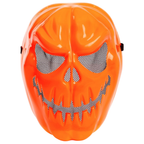 Halloween Pumpkin Mask Scary Orange Jack O Lantern Face Mask for Kids Adults Fancy Dress