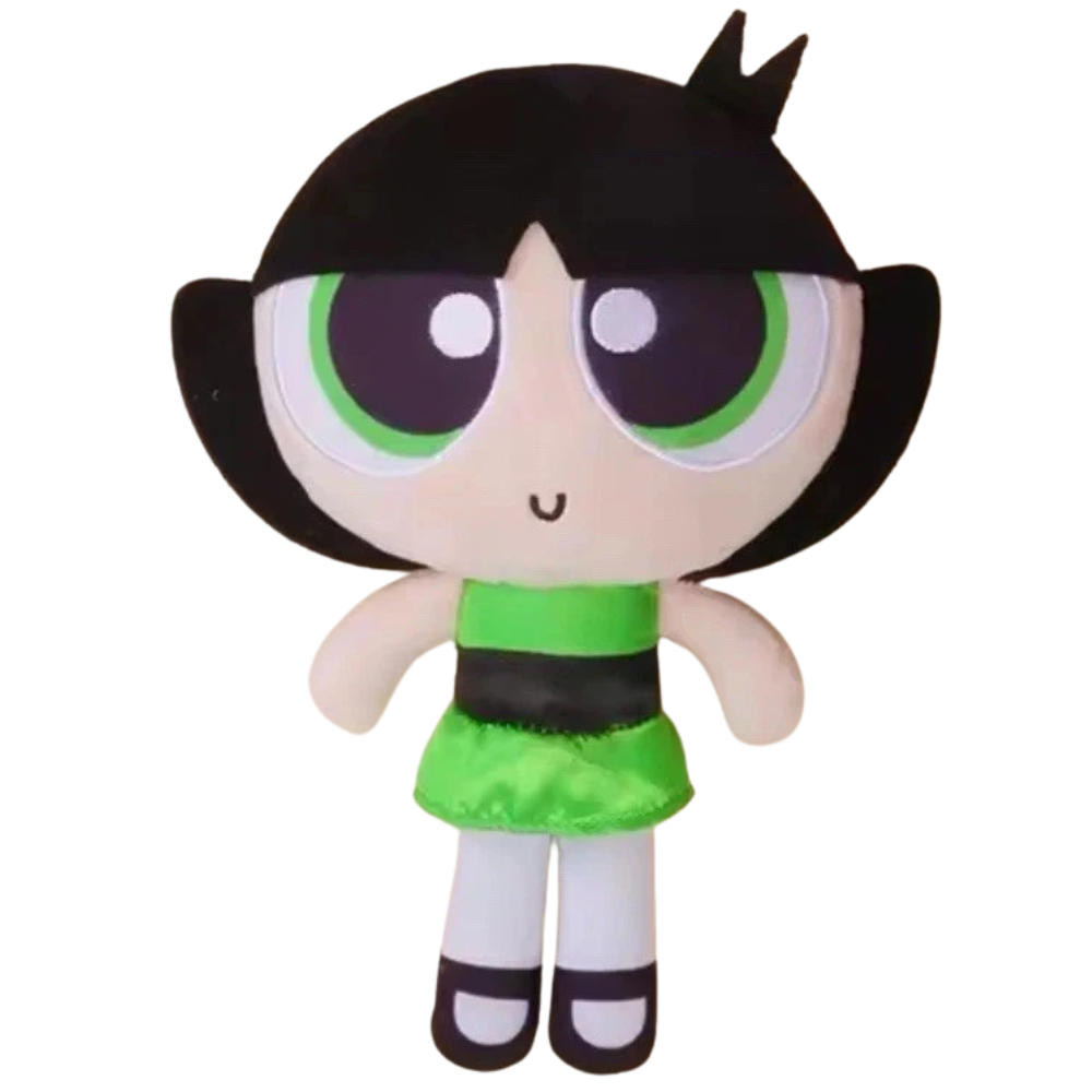 Original Powerpuff Girls Buttercup Cartoon Plush Doll Soft Toy 23cm Brand New Cute Gift