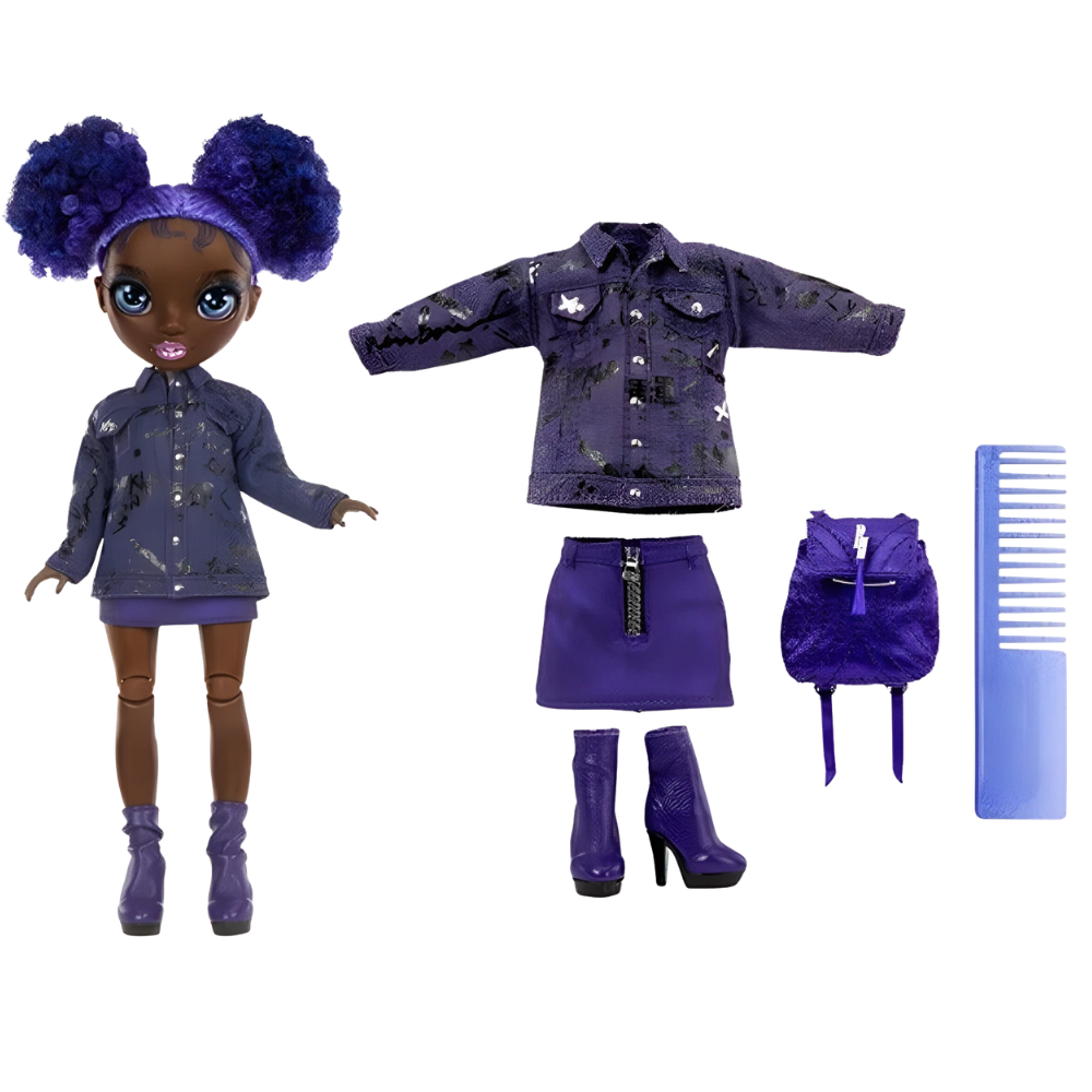 Rainbow High Junior High Series 2 Krystal Bailey Fashion Doll 23cm with Backpack