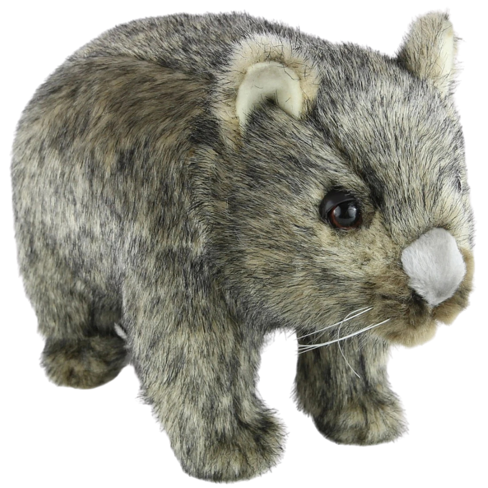 Hansa Wombat Plush Soft Toy Lifelike Australian Marsupial Teddy Animal Gift 3249 for Kids Toy