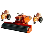 3pc Pixar Cars Frank The Combine Harvester Tractors Diecast Car Toy Figure Model