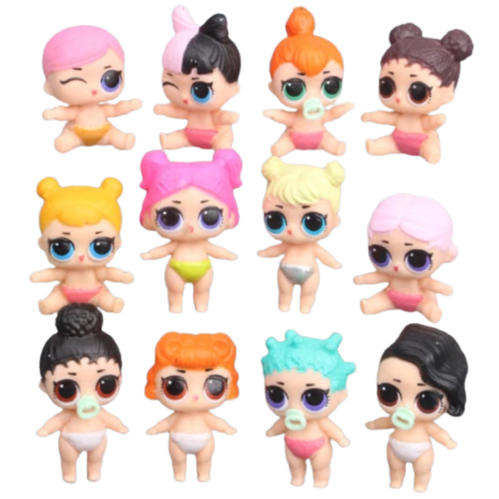 Set of 6–8 Pcs LOL Surprise Ball Lil Sisters Pets Toys Girls Set