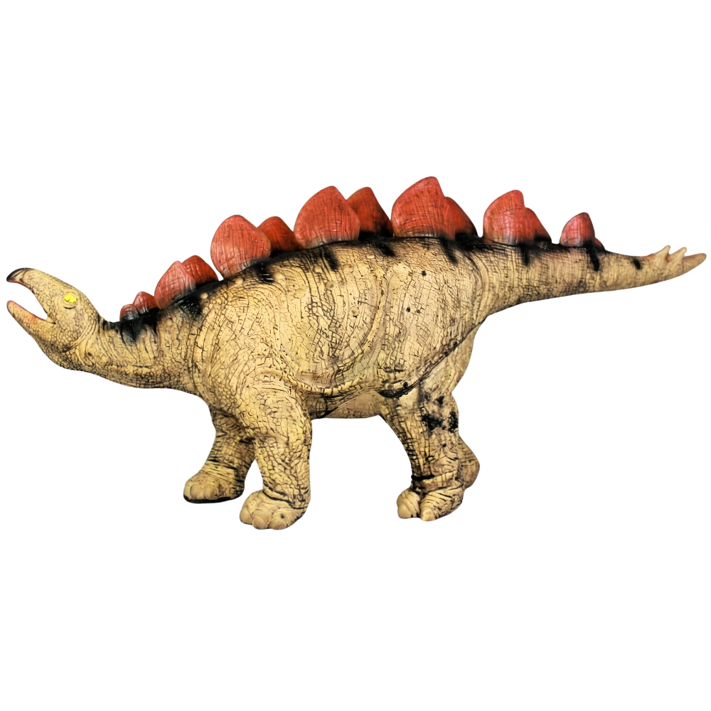 21 Inch Stegosaurus Dinosaur Toy, Soft Rubber Jurassic Dino Figure Gift for Kids