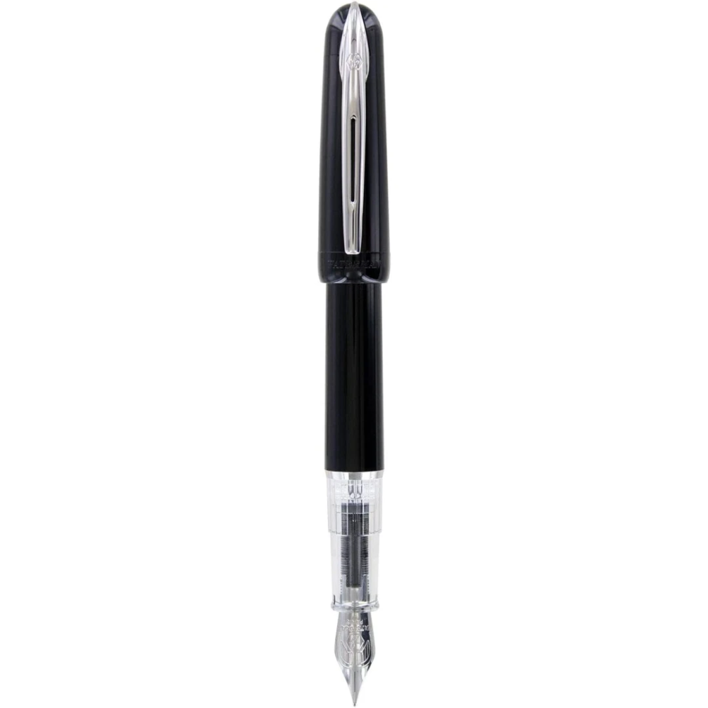 Waterman Kultur Black Fountain Pen Fine Nib Blue Ink Refillable Writing Gift Set