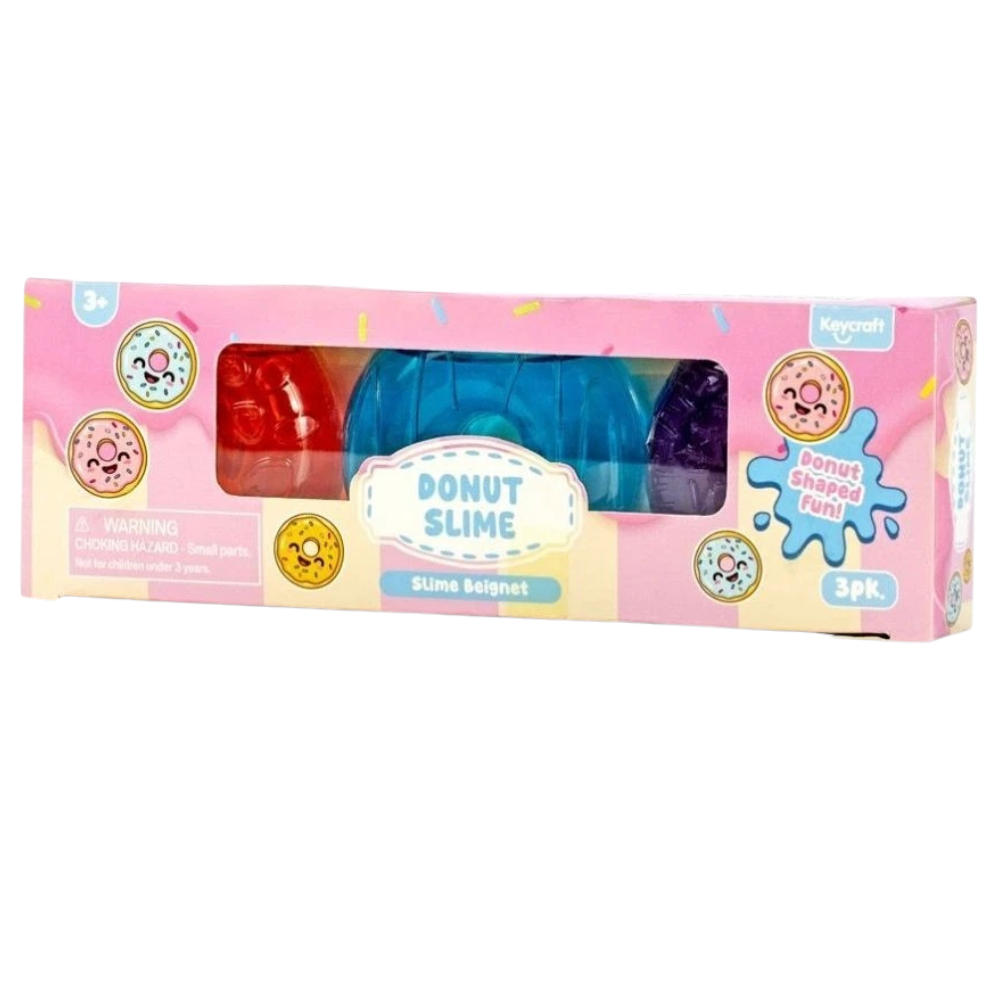 Donut Slime Toy Set Kids Sensory Slime Donut Container Party Bag Filler
