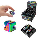 Premium Metal Fidget Cube Smooth Quiet Spinner Stress Relief Focus Desk Toy