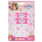 BABY born 36cm Doll Nappies 2 Pack, Washable and Reusable Fabric Diapers for Dolls