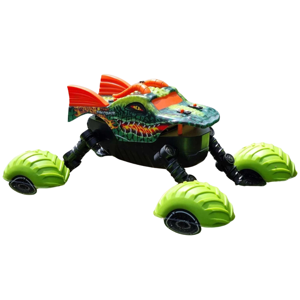 Remote Control Transforming Dinosaur Truck Rc 4wd 2.4ghz Kids Gift Toy Age 8+ Uk Car Set