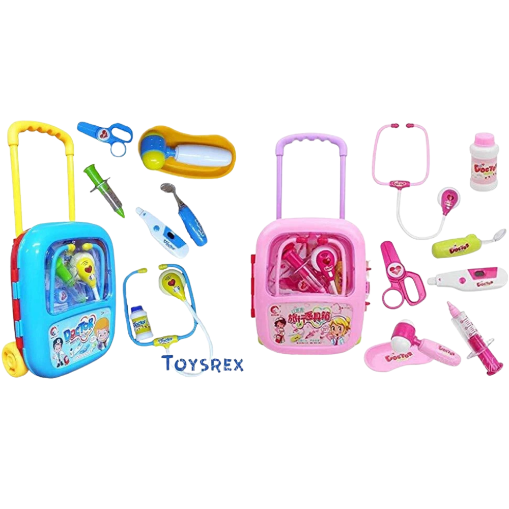 Kids Doctor & Nurse Medical Play Set with Carry Case Pretend Role Play Kit for Children Uk