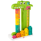 Fisher Price Adding Alligator Preschool Math Learning Toy Counting Blocks Stacking Game 3+