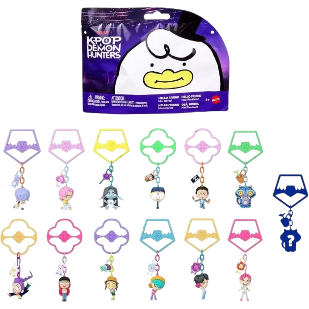 Mattel Netflix Kpop Demon Hunters Hello Friend Mini Reveal Surprise Mystery Bag Toy