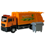 RMZ City MAN TGS Garbage Service Truck with Bin 1:64 Scale Diecast Model Toy