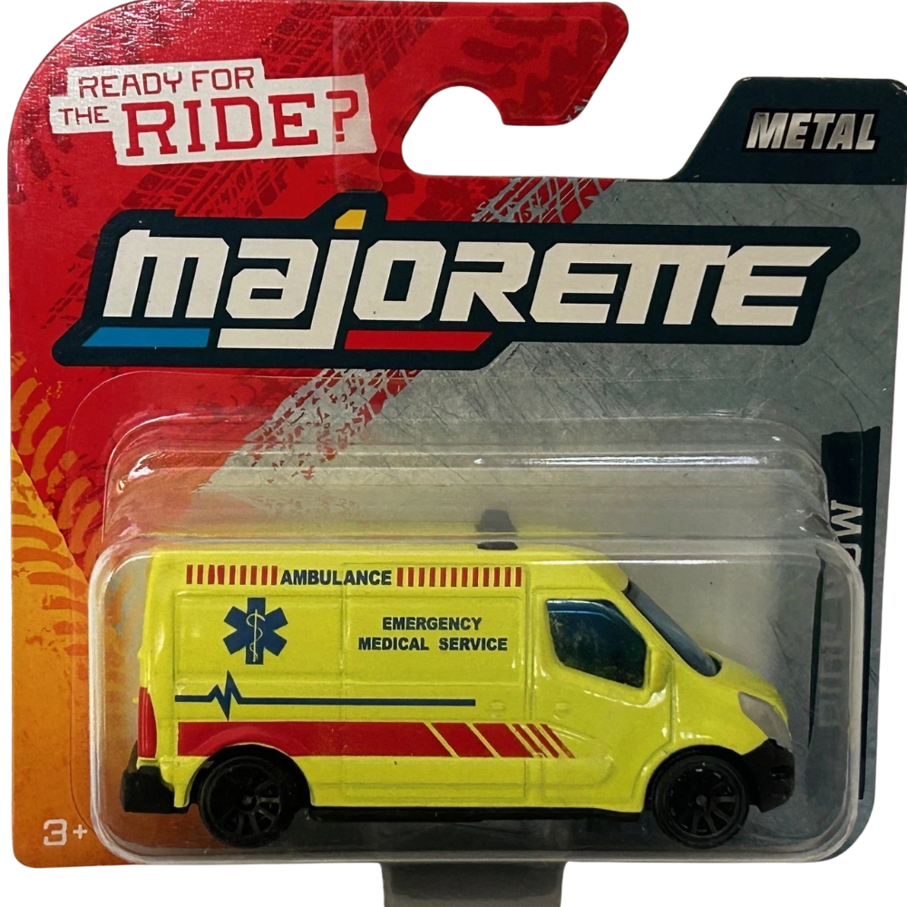 Majorette Renault Master Emergency Service Van 1:64 Scale Diecast Model Vehicle Toy