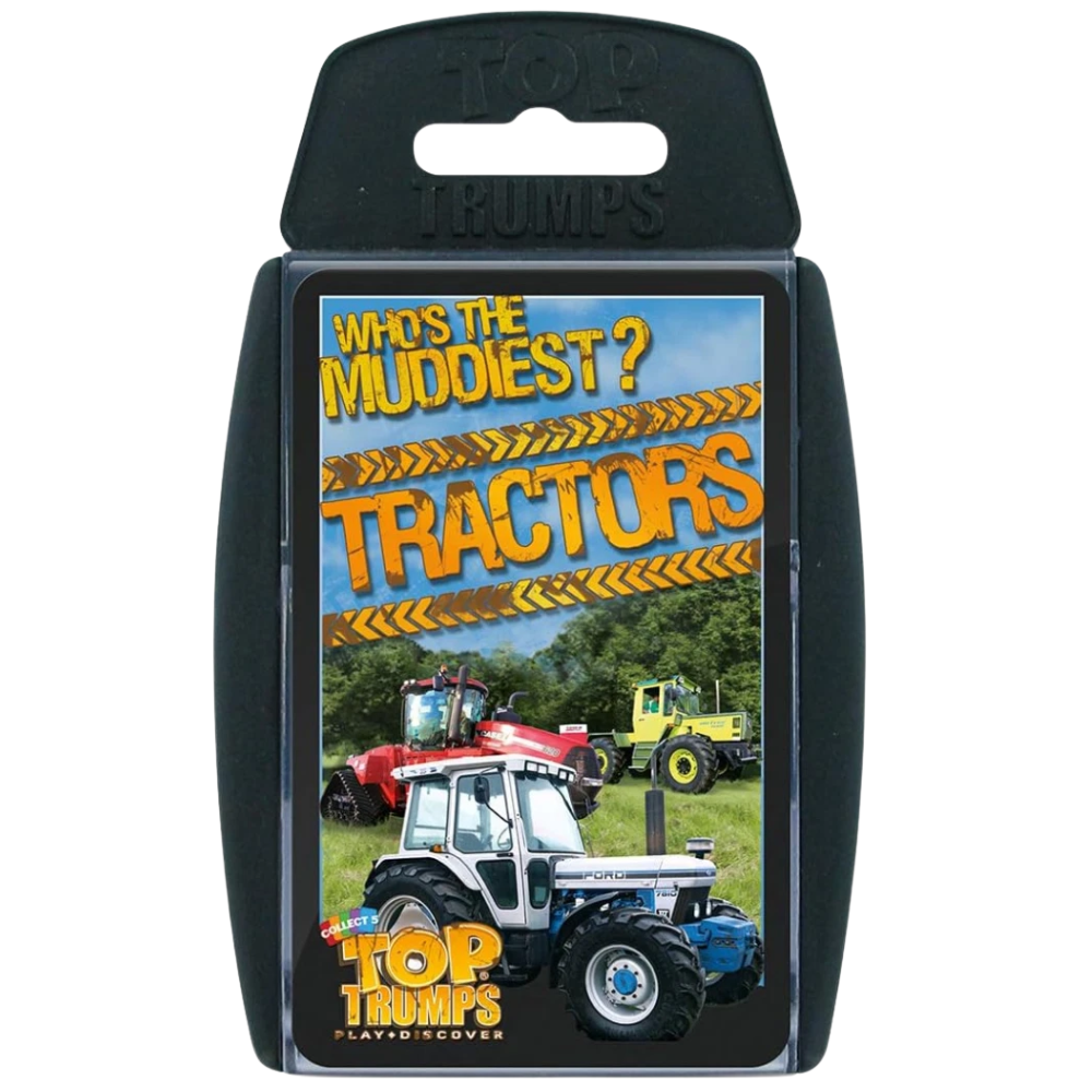 Top Trumps Tractors Card Game – Top 30 Farming Machines Facts & Family Fun Game
