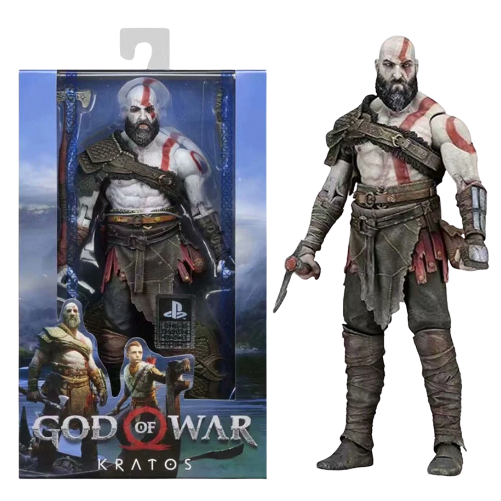 God of War 4 Kratos Movable Doll Action Figure Anime Toy Gift