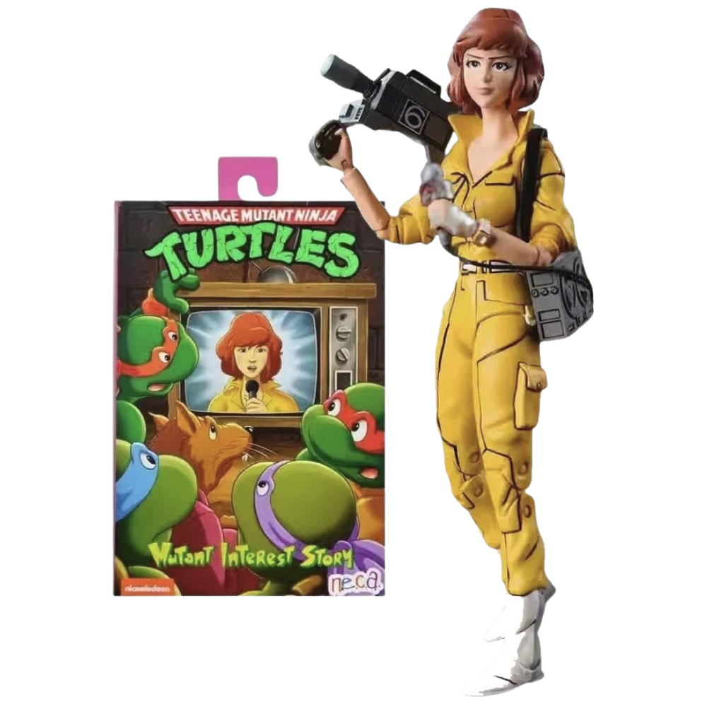 NECA Teenage Mutant Ninja Turtles April O'Neil 7" Action Figure Collectible Toy