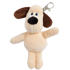 Aurora Wallace & Gromit Gromit Plush Keyring 13cm Soft Toy Bag Clip Collectible for Fans