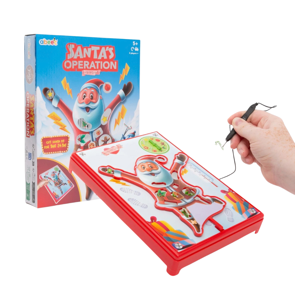 Abeec Santa Operation Christmas Family Game for Kids Fun Holiday Party Activity Gift