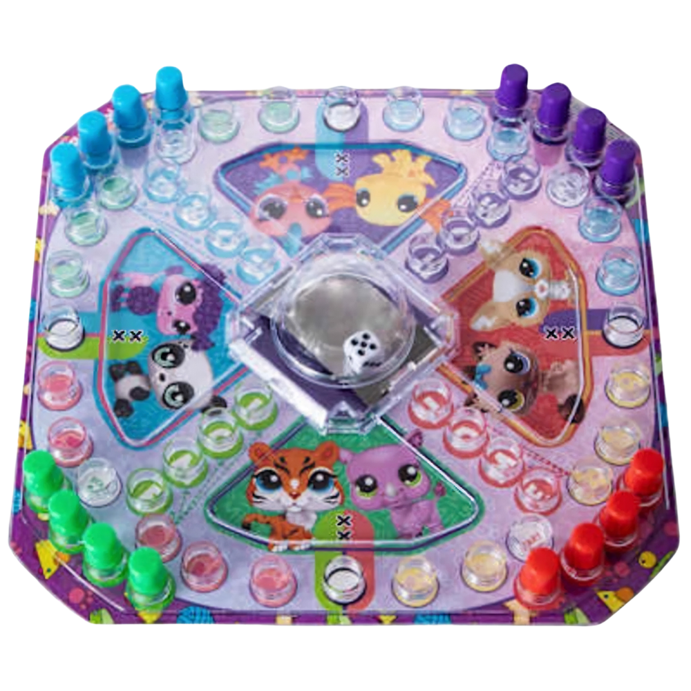 Littlest Pet Shop Trouble Pop-Up Board Game for Kids Ages 5+, 2-4 Players Family Game