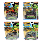 Hot Wheels Teenage Mutant Ninja Turtles TMNT Die-Cast Monster Trucks 1:64 Scale Set 3+ New
