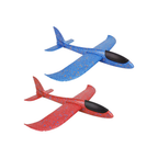 Set of 2 Large Foam Glider Planes 18.5 Inch Kids Outdoor Flying Aeroplane Toy Children