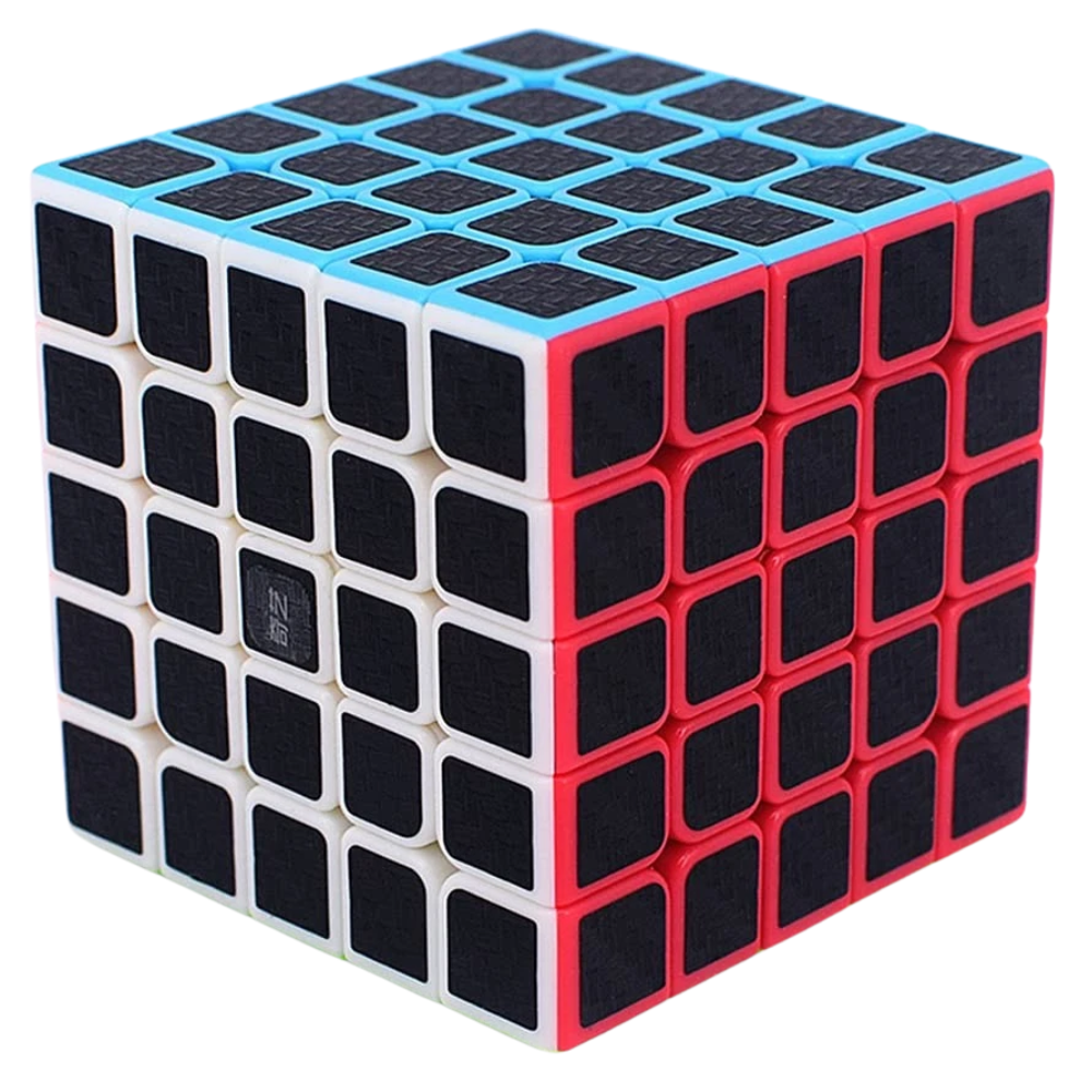 Magic Cube Puzzle Carbon Fiber Sticker Speed Cube Smooth Brain Teaser Toy