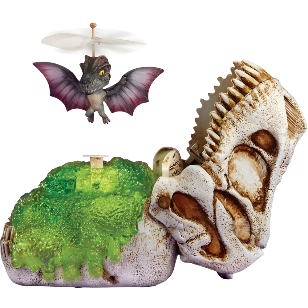 Gross-a-Saurus GrossMos Flying Dino Blue Interactive Dinosaur Toy